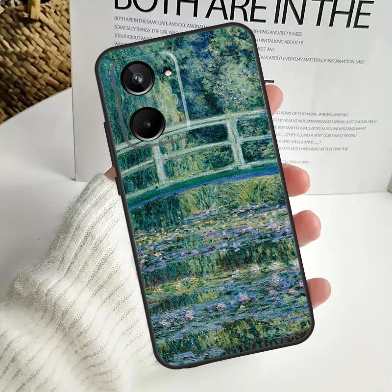 Claude Monet Art Painting Case For Realme C67 C55 C53 C51 C35 C33 C31 C30 C25s C21Y GT Neo 5 GT5 9 10 11 12 Pro Plus