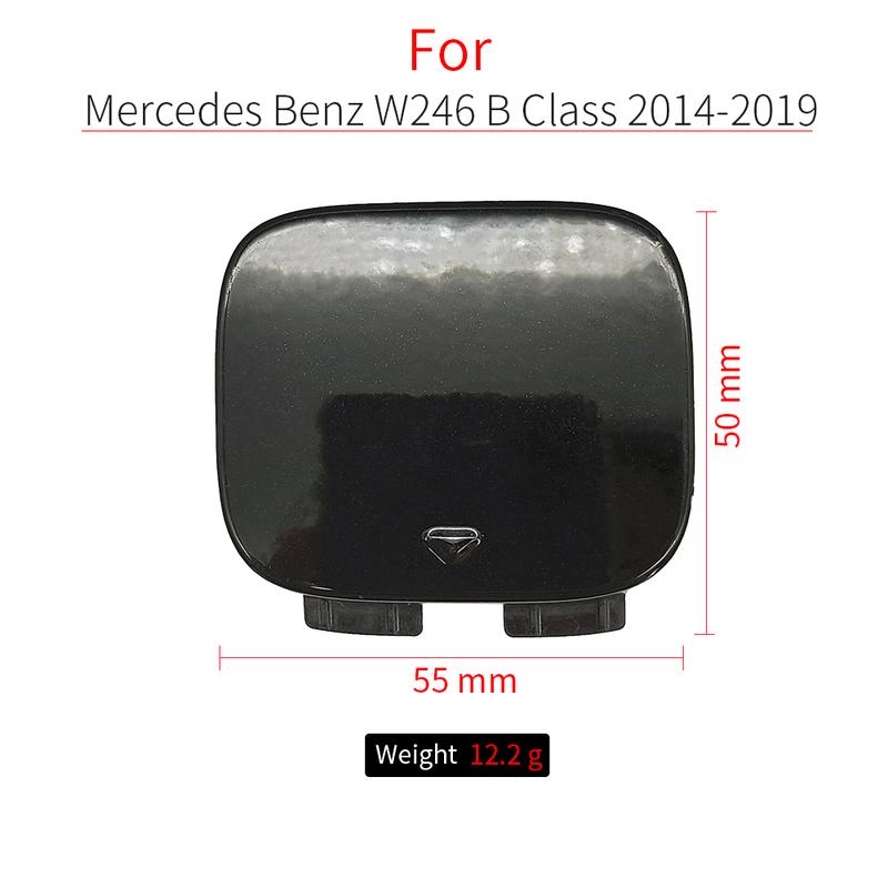 For Mercedes W246 Car Rear Bumper Tow Hook Cover Cap Black For Benz B Class B180 B200 B220 B260 2014- 2468851422
