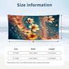 Floral Garden Theme Beach Towel Personalized Custom Name & Text Soft Quick Dry Beach Towel for Swimming Travel