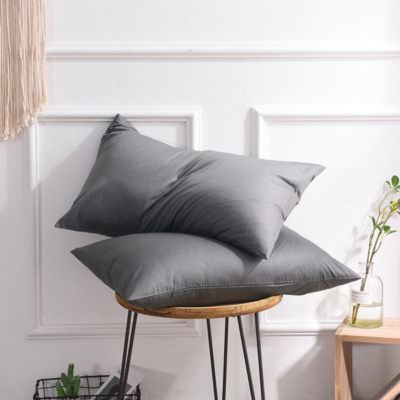 Fețe de pernă din bumbac de culoare uni pentru studenți