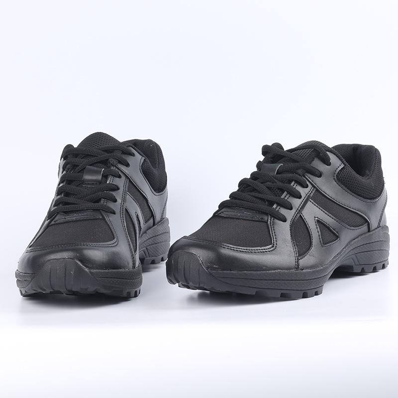 Men's Black Wear-Resistant Ultra-Light Running & Training Shoes for Firefighting and Military Fans