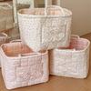 Car Interior Storage Baskets Lightweight Underwear Sundries Laundry Basket Foldable Cotton Storage Pouch Daily Clothing Baskets
