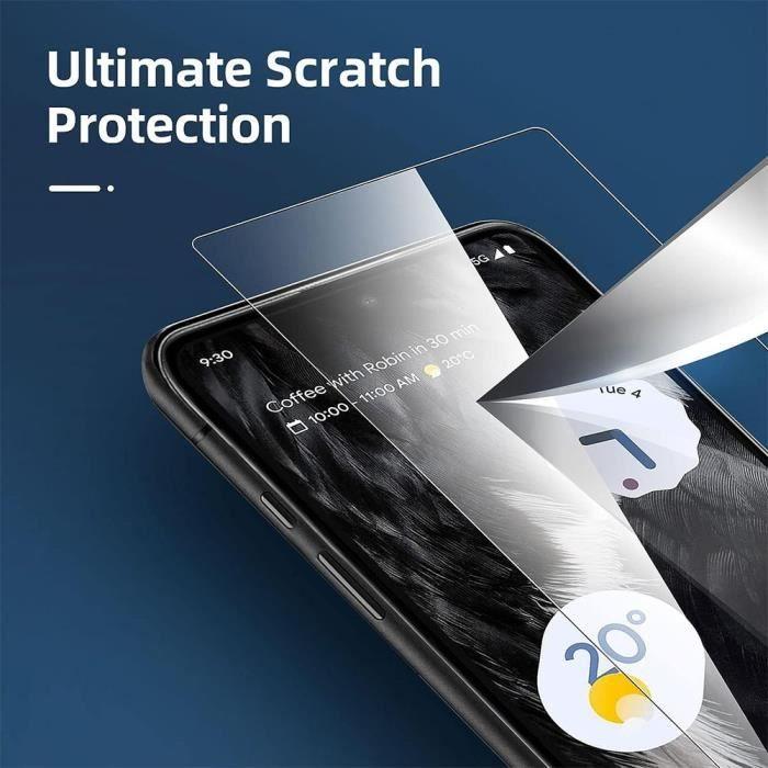 Tempered Glass Screen Protector for Google Pixel 7 - Easy Installation Anti-Scratch Pack of 2