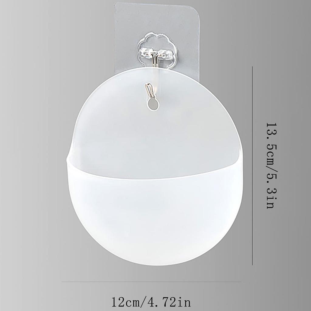 1 Stück, Home Hydroponik Wandhängender Blumentopf Wandhängender Typ Blumenvase Kunststoff Wand Grün Karotte Hängender Blumentopf