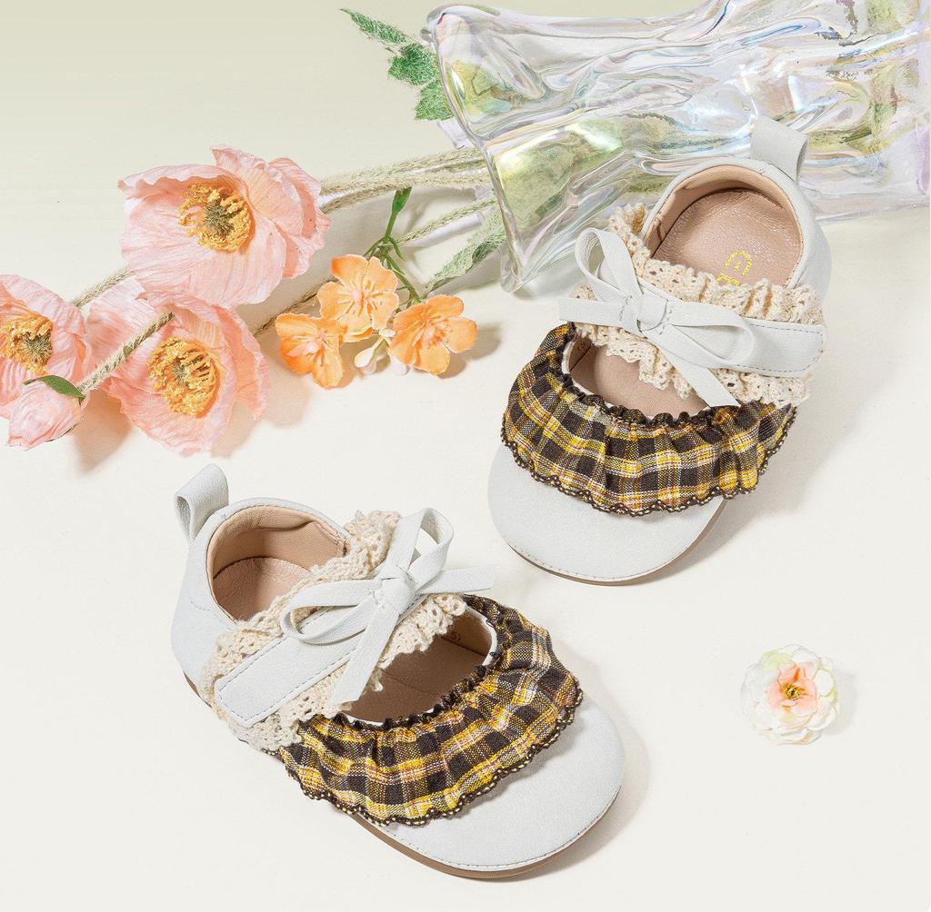 Yingbeimi Girls' First Steps Princess Shoes - 2026 Spring Collection for Kindergarten & Indoor Use