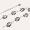 New Ethnic Style Turquoise Retro Oil Dropping Accessories Waist Chain Bohemian Western Style Women's Waist Chain