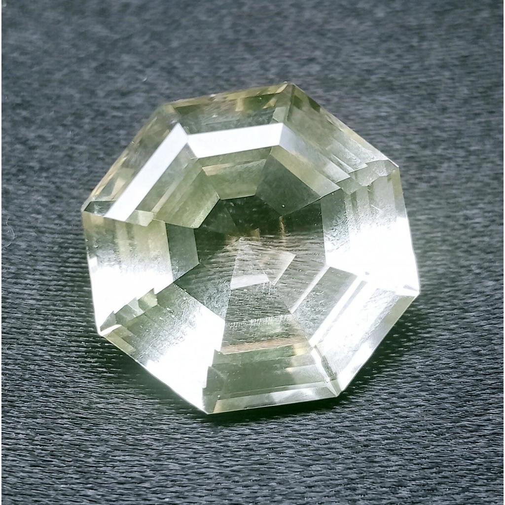 Light Yellow Citrine Natural 20-22 Ct Hexagon Cut Stunning Certified Gemstone