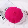 Solid Color Winter Warm Parent-Child Autumn Hat Wool Beret Cap Felt Berets Pumpkin Felt Headgear