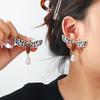 Autumn Vintage Butterfly Pendant Earrings