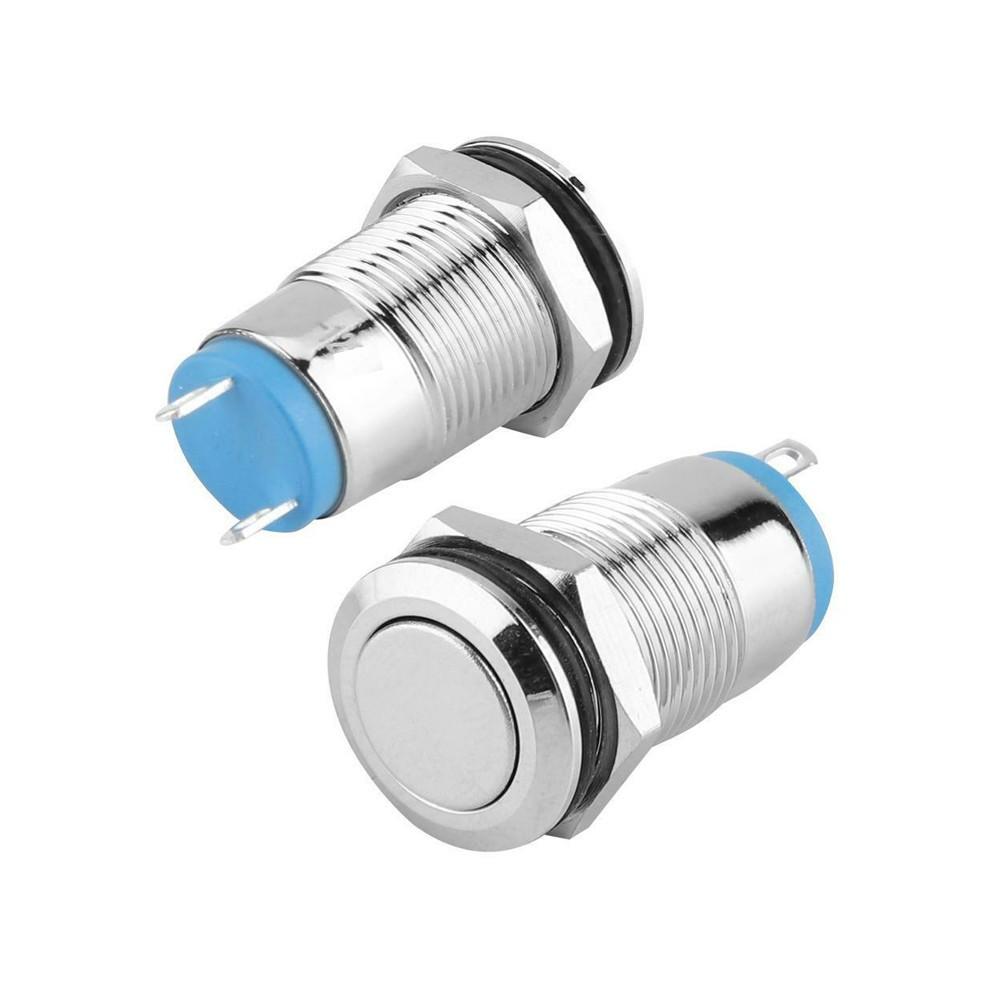 

12-міліметровий круглий кільцевий водонепроникний кнопковий перемикач із фіксацією