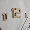Large wooden wall clock OakTime 50-75cm
