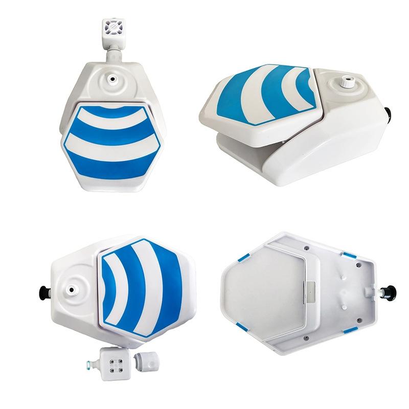 Zewnętrzna fontanna wodna dla psa Dozownik wody dla zwierząt Pedał nożny z rozpylaczem dla psa Zabawny automatyczny dozownik do picia Duża pojemność Poidło