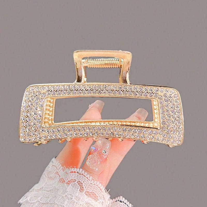 1pc Alloy Bat, Tassel, Spider Claw Hair Clip, Women Daily Full/Half Clip Bun Holder, Hair Claw with Red Crystal Design, Halloween Atmosphere