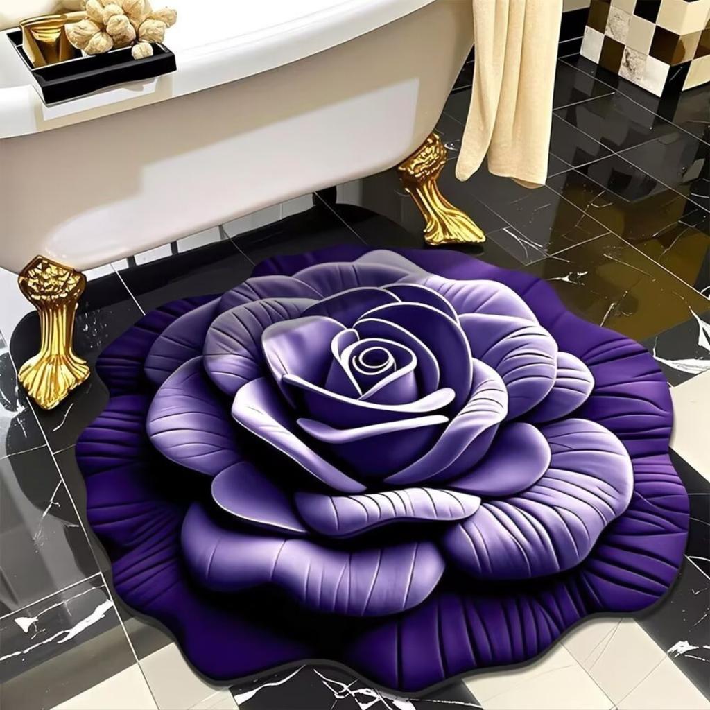 3D Visual Entrance Door Mat And Household Bathroom Floor Non- Mat
