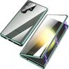 Suitable for Samsung S25ultra Magneto Mobile Phone Case Bright Metal Magnetic High Definition Anti Peeping Snap Protection Glasses Anti Fall
