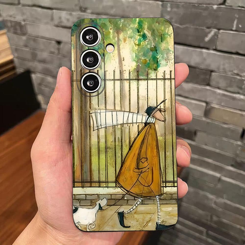 Sam Toft Art Abstract Landscape Phone Case For Samsung S26 S25 Edge S24 S23 S22 S21 S20 Ultra Plus Fe Galaxy Silicon Cover