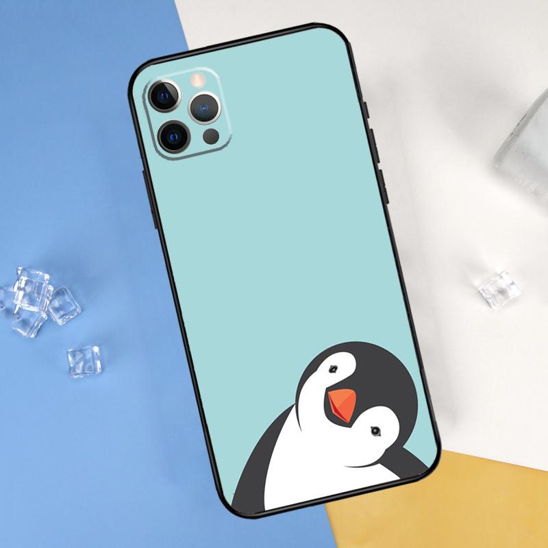 

Penguin Phone Case For iPhone 16 Pro 15 Pro 11 13 14 Pro Max 12 Mini XR 16 15 Plus 16e Cover Shell iPhone 15Pro MAX