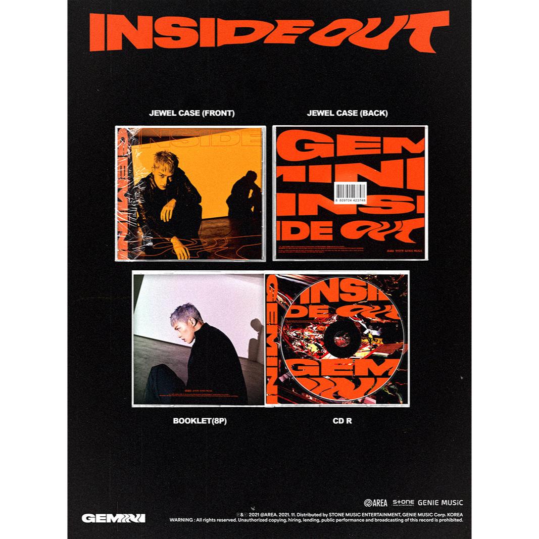 

GEMINI [INSIDE OUT] 1st EP Album JEWEL CASE