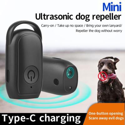 Dog Bark Deterrent Device Ultrasonic Dog Barking Silencer Anti-barking Controller No More Barks Dog Training Tool for Aggressive Dogs