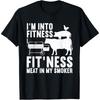 Funny BBQ Meat Smoking Art for Men Barbeque Griller T Shirt