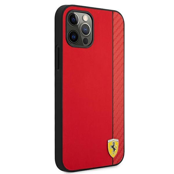 Ferrari Fesaxhcp12Lre Iphone 12 Pro Max6,7 Czerwony/Red Twarde Etui On Track Carbon Stripe