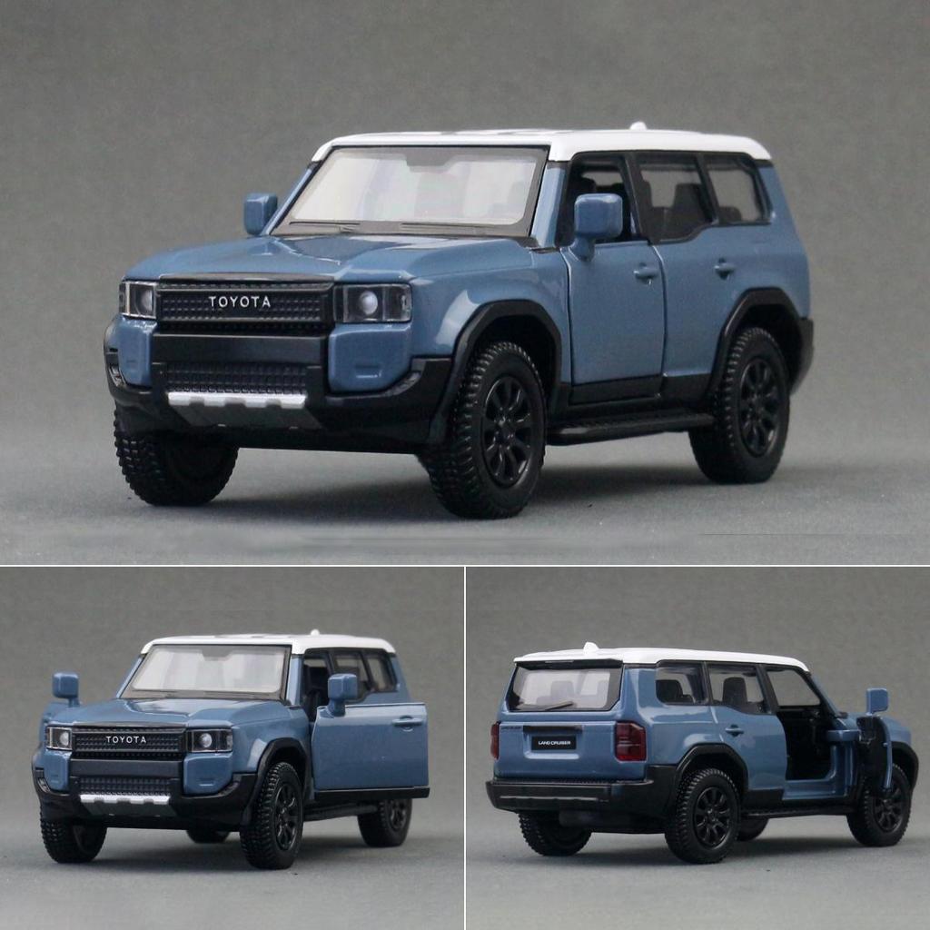 1/36 TOYOTA PRADO Land Cruiser LC250 SUV Alloy Car Model Diecast Metal Off-road Vehicles Car Model Simulation Childrens Toy Gift