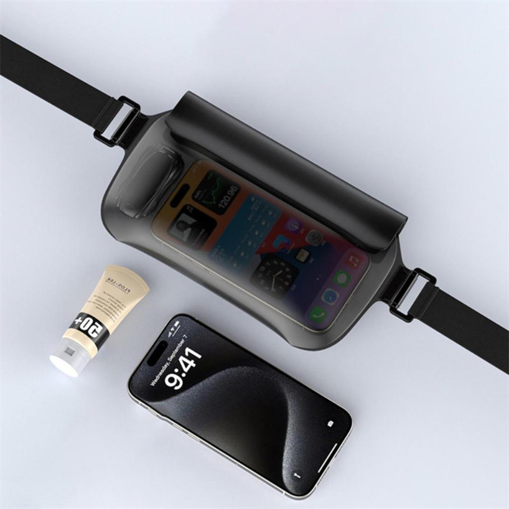 Waterproof Sealing Drift Diving Swimming Waist Bag Touchscreen Transparent Photo Waterproof Bag Underwater Dry Bags for Phone