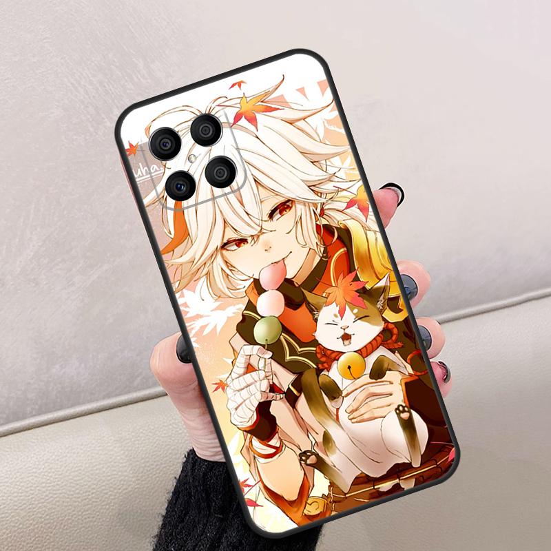 Genshin Impact Kaedehara Kazuha For Honor Magic 8 6 7 Pro Case For Honor 400 Lite 200 50 70 90 X8c X8b X9a X9b X9c X9d Win RT