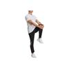 Adidas Logo Print Elastic Cuffs Slim Fit Joggers Men Bottoms Black HR6611