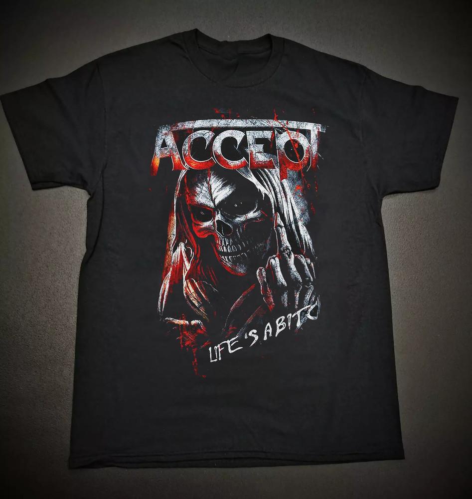 

Vintage Accept Band For Fans Cotton Black S-234XL Unisex Shirt Unisex T-Shirt XXXXL