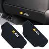 Car Emblem Anti-Kick Mats Seat Back Protective Mat Anti Kick Pad For Renault RS Koleos Captur Twingo Kadjar Megane Clio Scenic S444