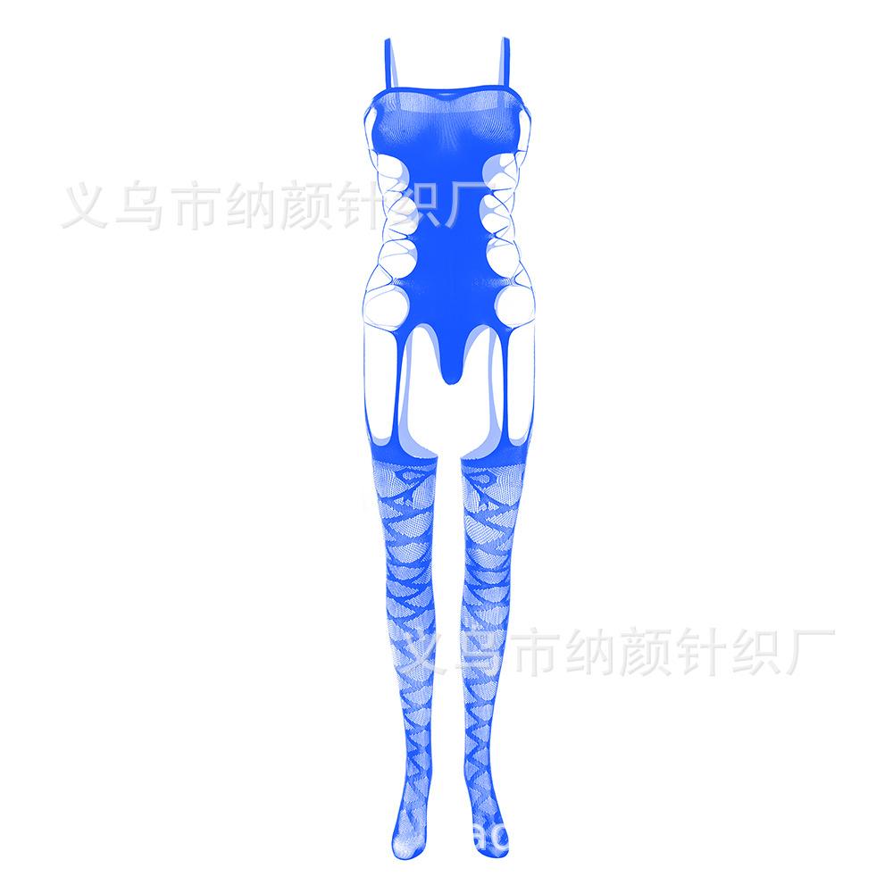 Sex Underwear Sexy Suspender Underwear One-piece Leaky Hip Mesh One-piece Mesh Stockings