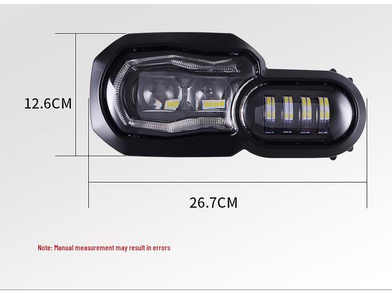 Headlight for BMW Motorcycle Modification: F800GS, F700GS, F650GS R LED