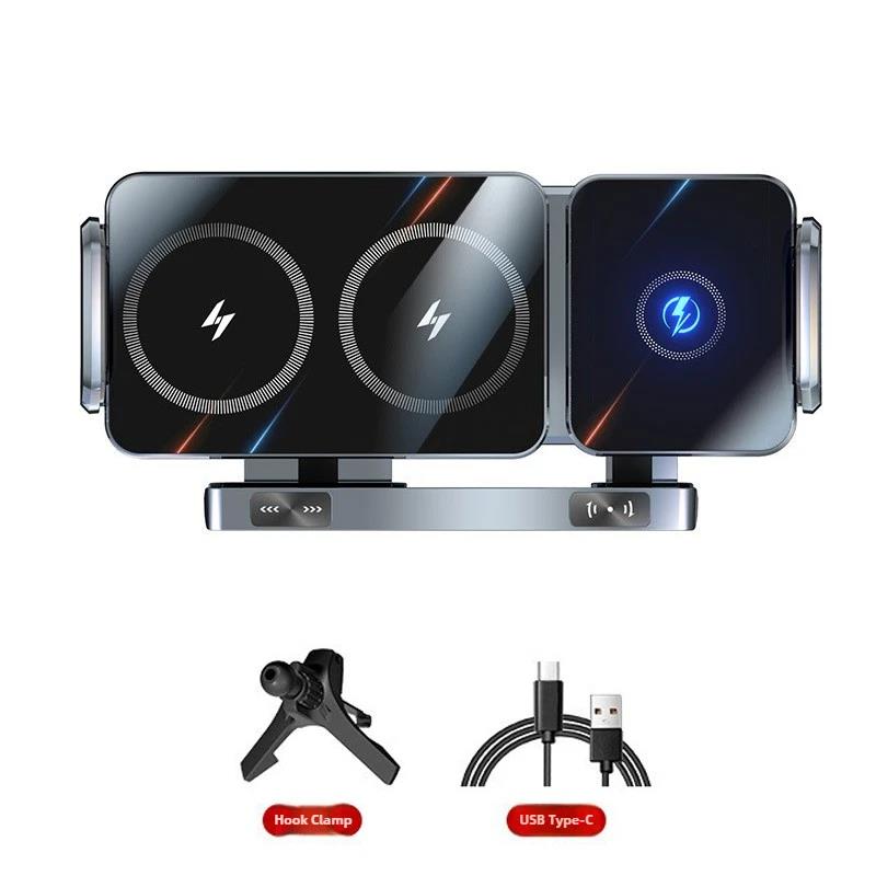 Dual Coil Foldable Phone Holder Car