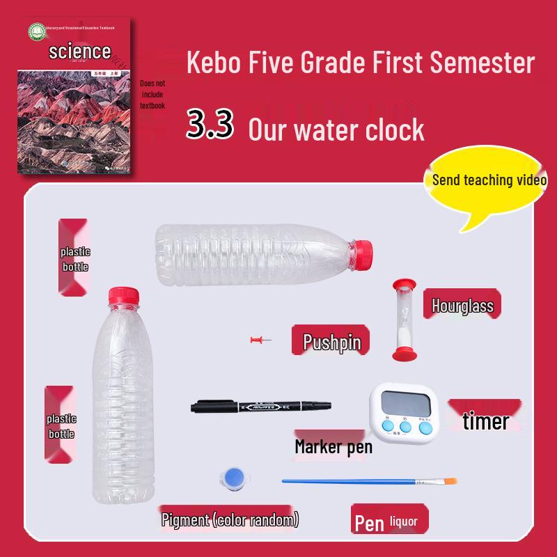 

Fifth Grade Science Semester 1 Experiment Set: Our Water Clock