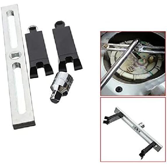 Fuel Pump Removal Tool - Lock Ring Tool, Tank Cover Wrench, Lid Remove Spanner, 3/8" To 1/2" Universal Adjustable Wrench