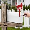 huaqianguhh Yard Iron Signage with Fixed Holes, Metal Cat Butterfly Decoration, Outdoor Mailbox Sign for Wood Leather Mailboxes