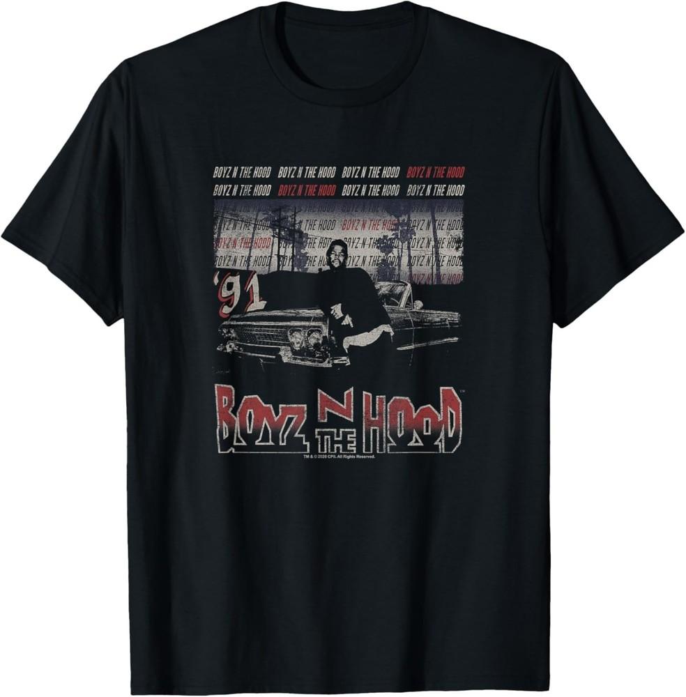 

Boyz N The Hood Ice Cube and Car 91 Photo T-Shirt S