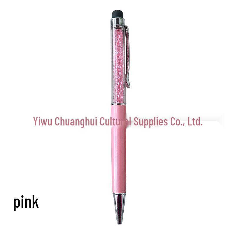 Crystal Rhinestone Ballpoint Pen with Capacitive Touch Screen – Custom Logo Gift Pen.