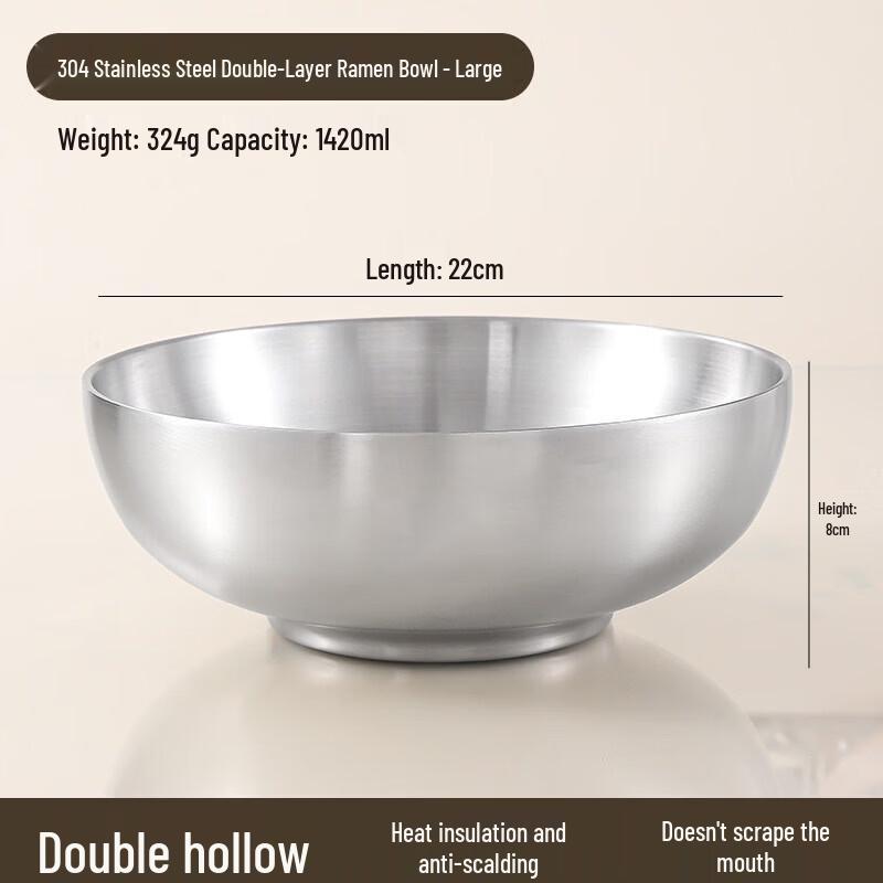 

ONYLM 304 Stainless Steel Insulated Bowl