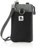 Smartphone Shoulder Smartphone Smartphone Pouch with Can Be Operated While with 8610 Black X Charcoal Gray [u] Bag, Case, Strap, Zipper, Thin,