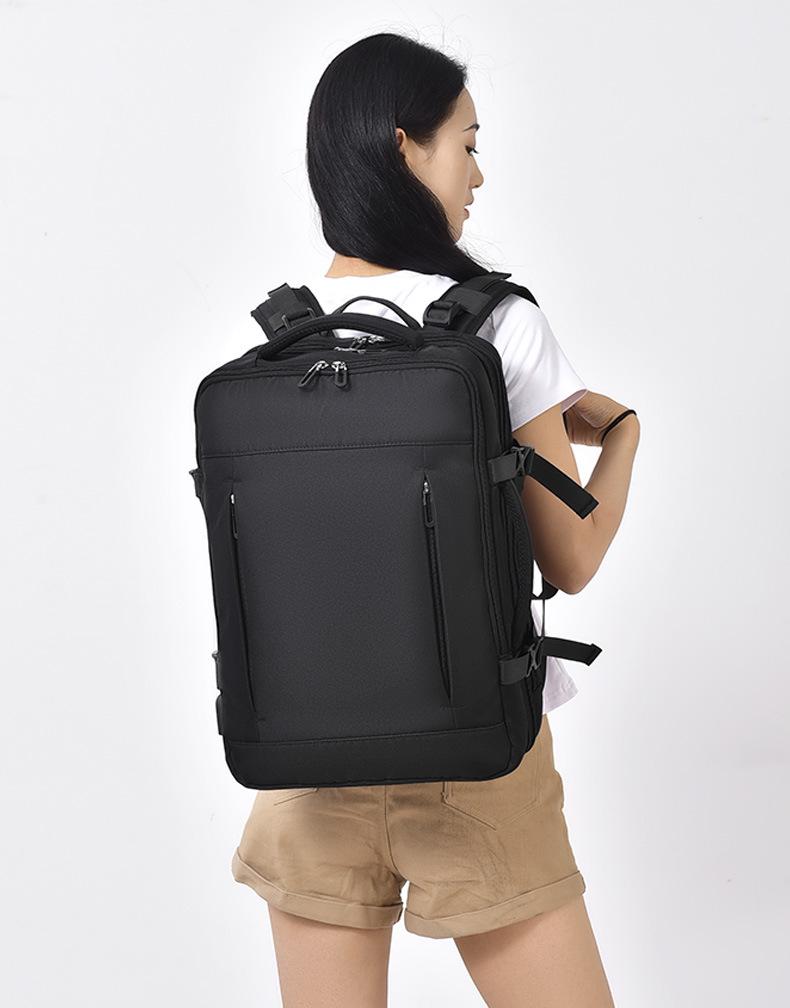 High-Capacity Waterproof Unisex Fashion Backpack for Travel and Laptops
