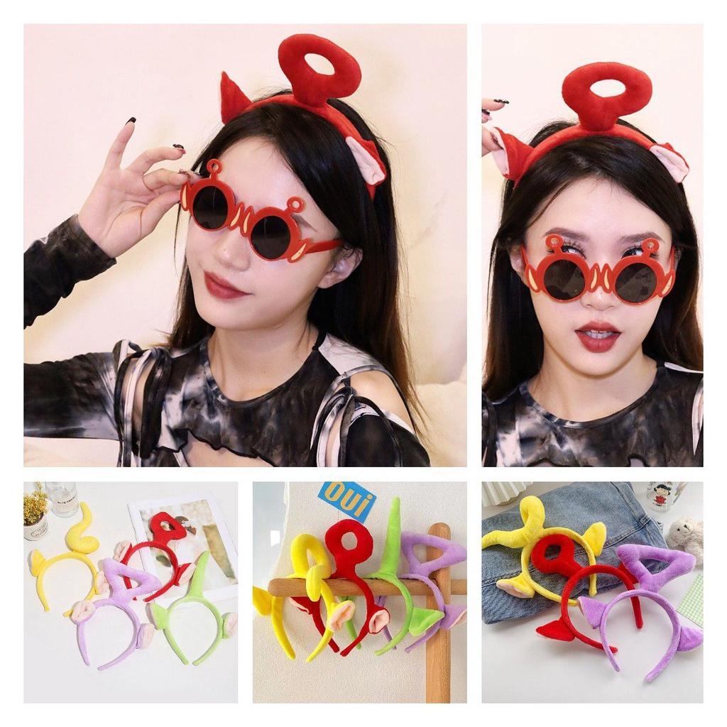 Teletubbies Plush Headband For Women Girls Soft Comfortable Party Headwear