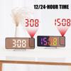 Multifunctional Digital Alarm Projection Alarm Clock Luminous Clock LED Display Bedside Desktop Clock Projector For Home Dorm