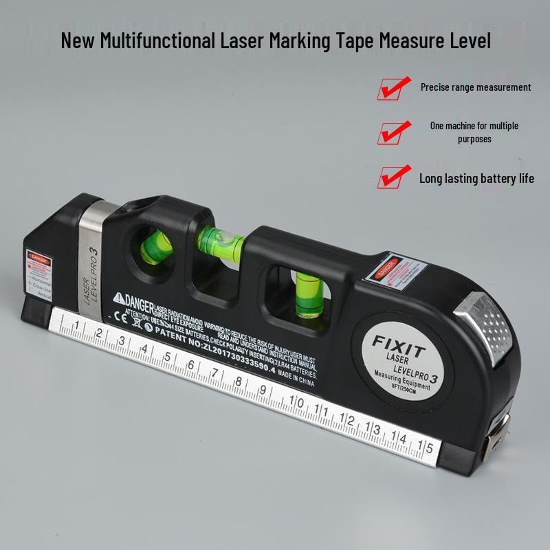 Multi-Functional Infrared Crosshair Laser Level for Home & Woodworking