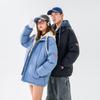 Unisex Winter Hooded Thick Cotton Puffer Jacket Oversized Streetwear Coat Men Women