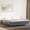 VidaXL Slat Bed Base Without Mattress Dark Grey 200x210cm, Bed, Bed Base, Velvet Bed, Bedroom Furniture, 3315844
