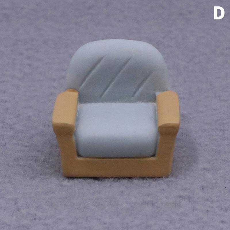 

Миниатюрная мебель для кукольного домика Диван-стул Стол-стул Украшение кукольного домика своими руками