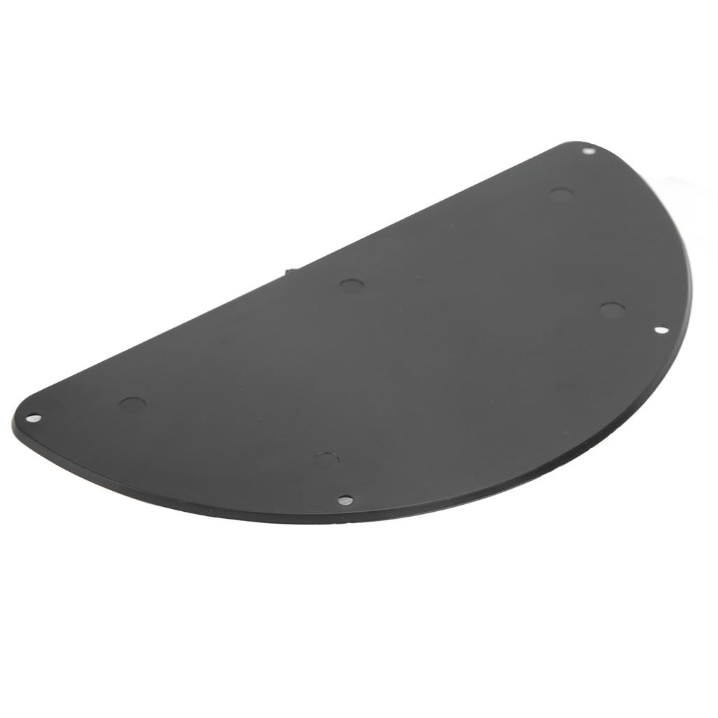 Gitarrenfach Abdeckplatte Kunststoff Schwarz 4 Löcher Schlagbrett Rückseite Abdeckung für Bassgitarre