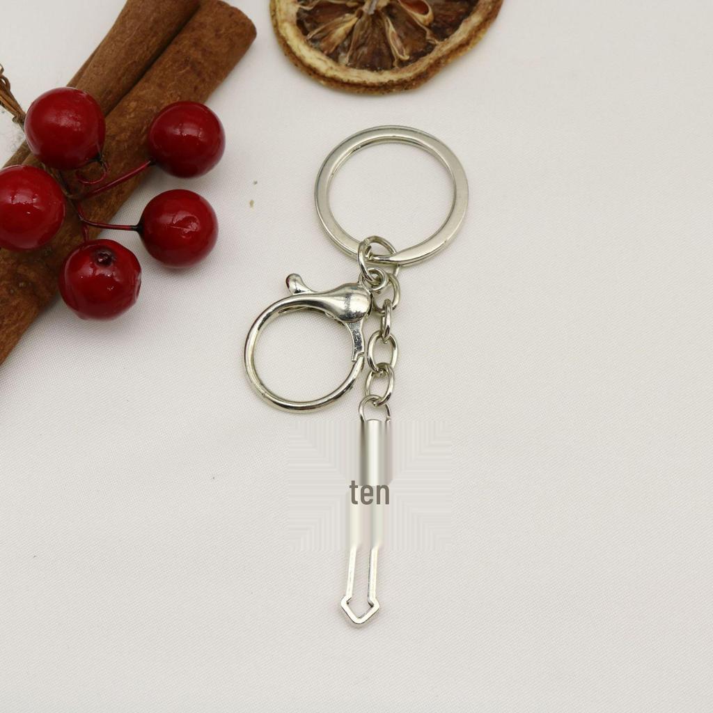 Hollow Cross Keychain: Creative Metal Pendant for Backpack